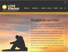 Tablet Screenshot of love-strong.org